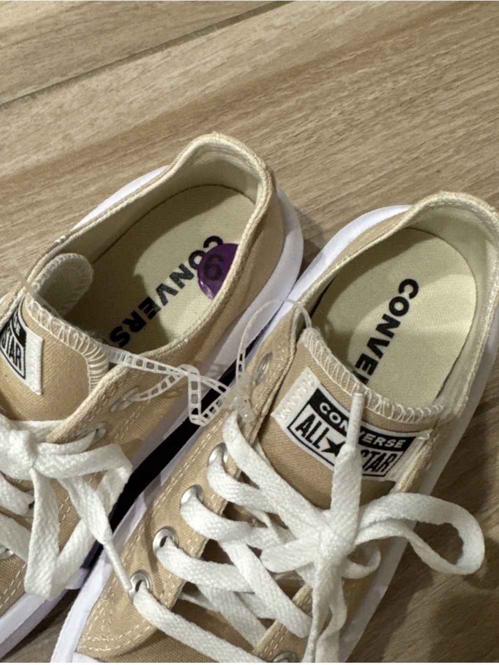 6.5W Converse Womens Chuck Taylor All Star Move Platform Low Nutty Granola - Picture 10 of 10